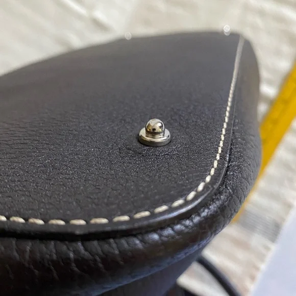 Dooney and Bourke Brown Pebble Leather Satchel - Picture 9 of 10